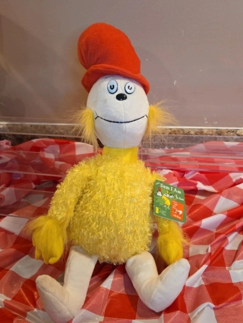 Kohls Cares Dr. Seuss Sam I Am Green Eggs And Ham 18 Inch Plush With Tags